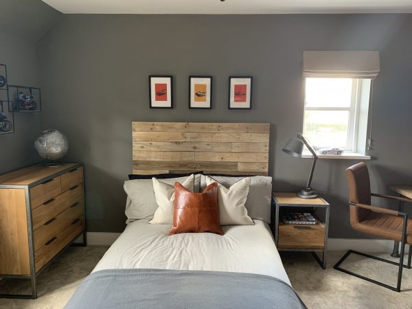 Industrial Inspired Bedroom Makeover