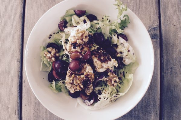 Goats Cheese Grape & Walnut Salad