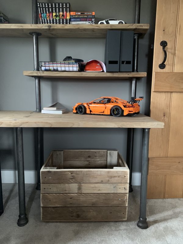 DIY Vintage Style Wooden Crate