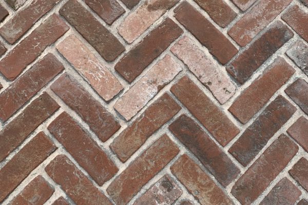 Herringbone Brick Paving